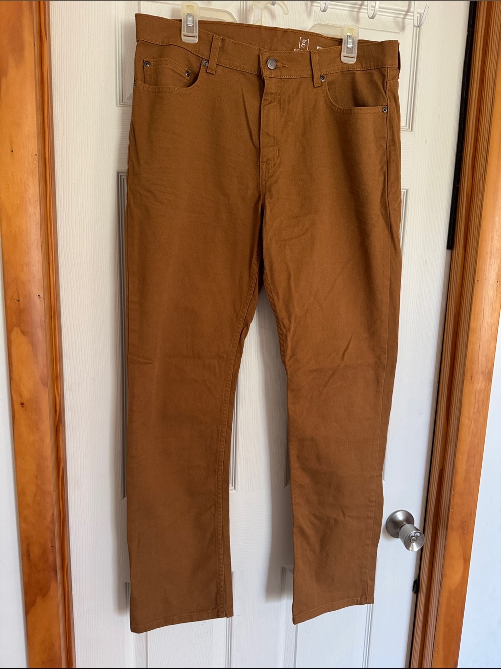 George Men's Straight Leg Pants in Rich Chestnut